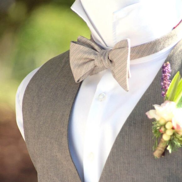 NWT Men's bow tie Silk Self-tied Gift Box Christmas gift Ready to ship S445 - Picture 5 of 7